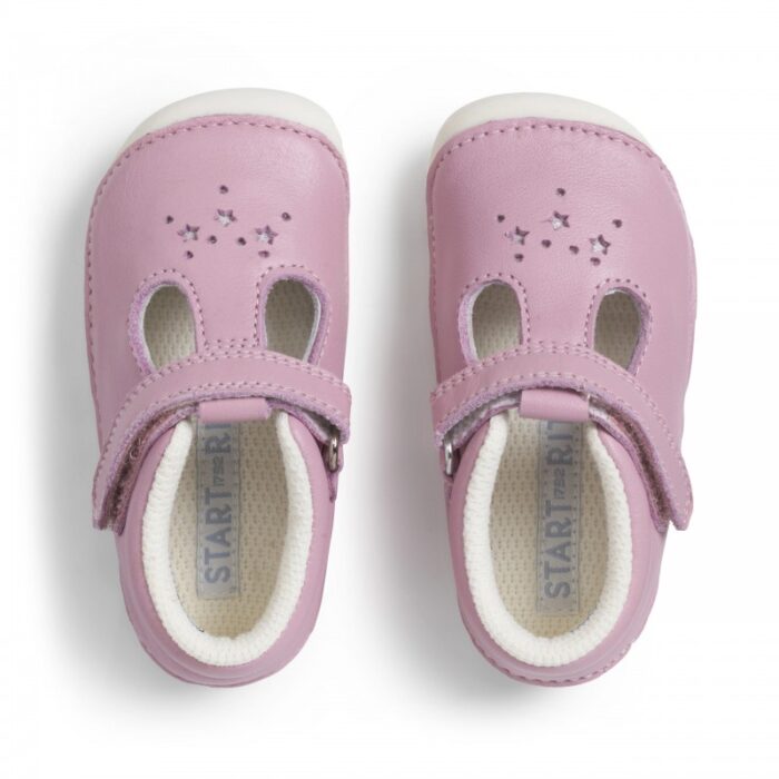 Start-Rite Tumble Shoes – Pale Pink Leather – Girls First Shoes - Crep Direct UK