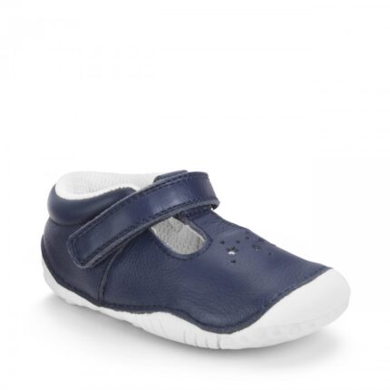 Start-Rite Tumble Shoes – French Navy Leather – Girls First Shoes - Crep Direct UK