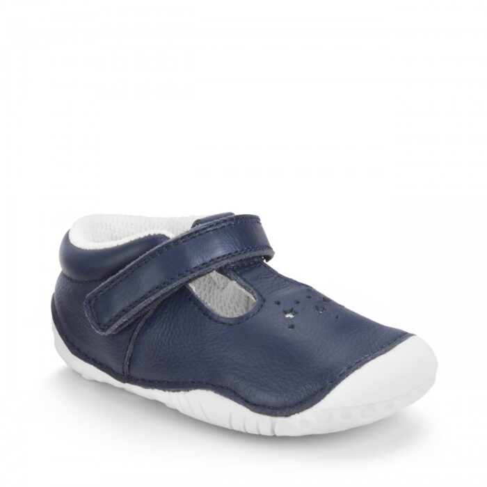 Start-Rite Tumble Shoes – French Navy Leather – Girls First Shoes - Crep Direct UK