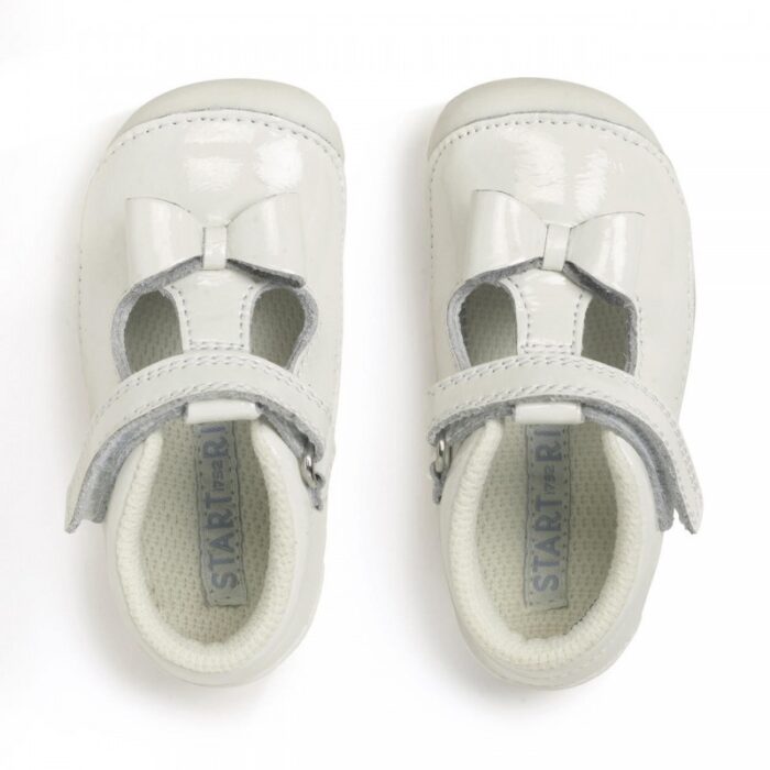 Start-Rite Wiggle Shoes – White Patent – Girls Shoes - Crep Direct UK