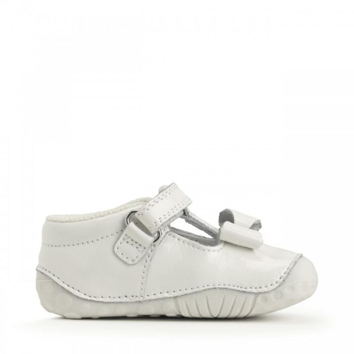 Start-Rite Wiggle Shoes – White Patent – Girls Shoes - Crep Direct UK