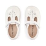 Start-Rite Puzzle Shoes – White Patent – Girls First Shoes - Crep Direct UK