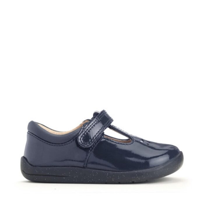 Start-Rite Puzzle Shoes – Navy Patent – Girls First Shoes - Crep Direct UK