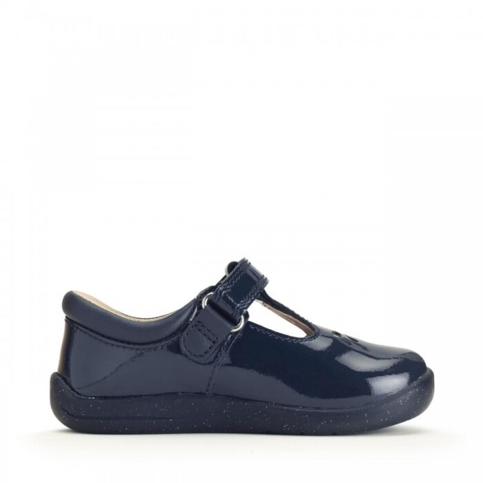 Start-Rite Puzzle Shoes – Navy Patent – Girls First Shoes - Crep Direct UK