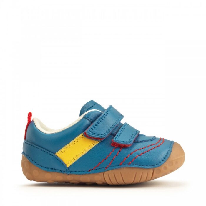 Start-Rite Little Smile Shoes – Blue Leather – Boys First Shoes - Crep Direct UK