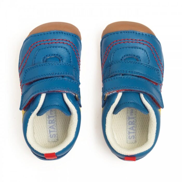 Start-Rite Little Smile Shoes – Blue Leather – Boys First Shoes - Crep Direct UK