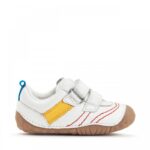 Start-Rite Little Smile Shoes – White Leather – Boys First Shoes - Crep Direct UK