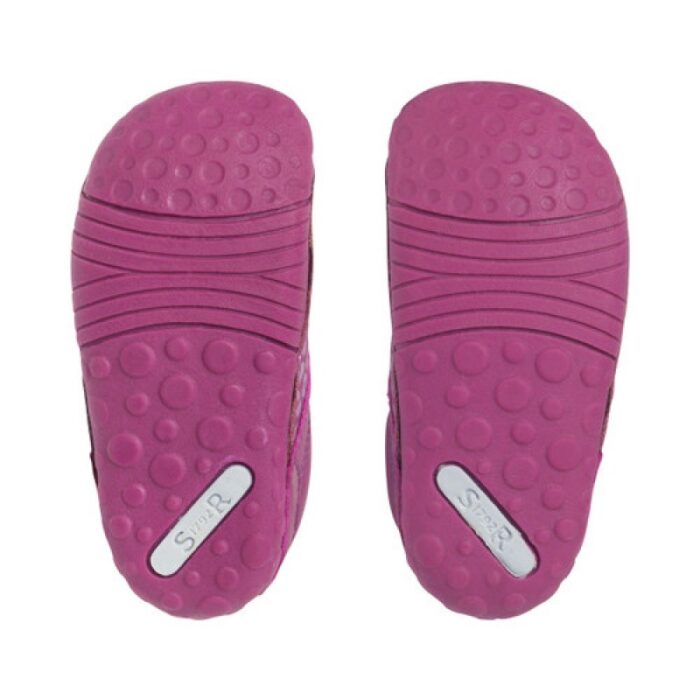 Start-Rite Little Smile Shoes – Berry Leather / Leopard – Girls Shoes - Crep Direct UK