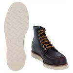 Red Wing Classic Moc Toe Boots 8847 – Black Cherry Leather – Mens Boots - Crep Direct UK