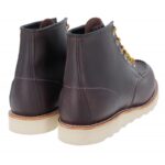 Red Wing Classic Moc Toe Boots 8847 – Black Cherry Leather – Mens Boots - Crep Direct UK