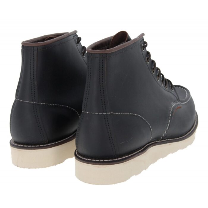 Red Wing Classic Moc Toe Boot 8849 – Black Leather – Mens Boots - Crep Direct UK