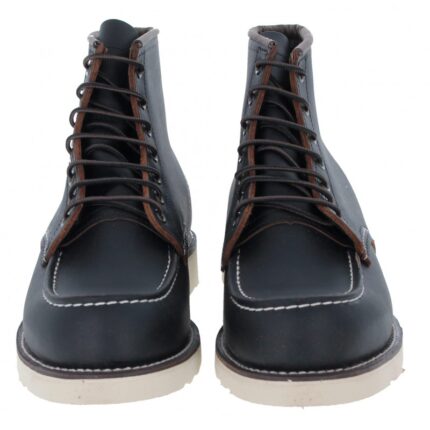 Red Wing Classic Moc Toe Boot 8849 – Black Leather – Mens Boots - Crep Direct UK
