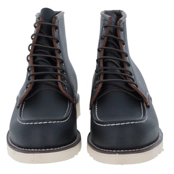 Red Wing Classic Moc Toe Boot 8849 – Black Leather – Mens Boots - Crep Direct UK