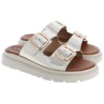 Tamaris 27239 Mules – Light Gold – Womens Sandals, Sliders & Toe Posts - Crep Direct UK