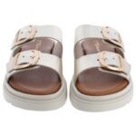 Tamaris 27239 Mules – Light Gold – Womens Sandals, Sliders & Toe Posts - Crep Direct UK
