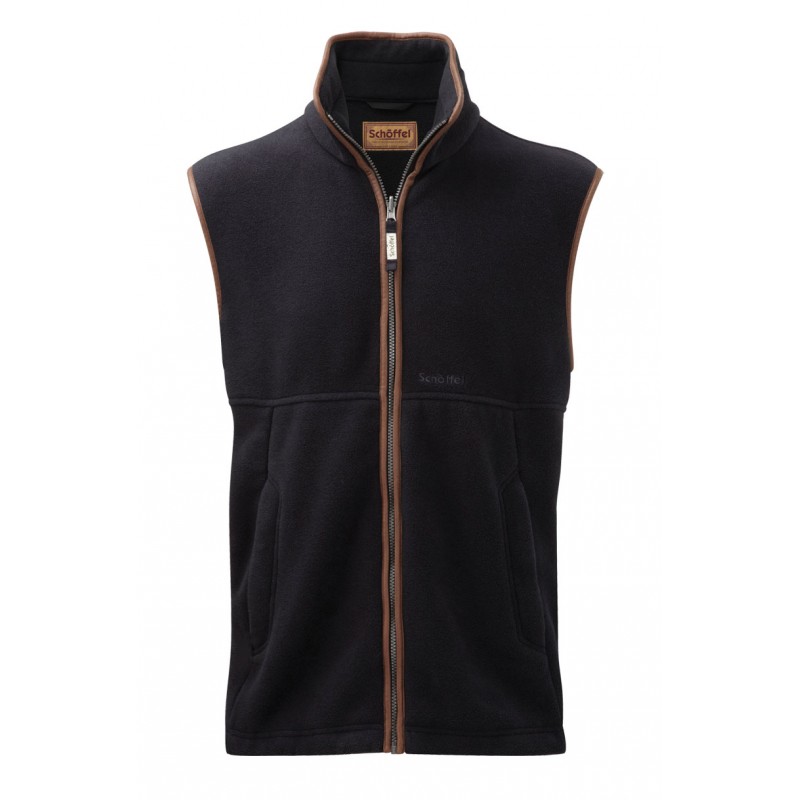 Schoffel Oakham Fleece Gilet 1056 – Gunmetal – Mens Clothing - Crep Direct UK