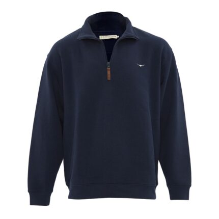 R. M. Williams Mulyungarie KZ200 Fleece - Navy - Mens Clothing