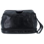 Gianni Conti 9405011 Wash Bag – Black – Personalised Gifts for Her - Crep Direct UK