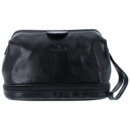 Gianni Conti 9405011 Wash Bag – Black – Personalised Gifts for Her - Crep Direct UK