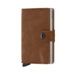 Secrid Mini Wallet Vintage- Cognac/Silver – Personalised Gifts for Her - Crep Direct UK