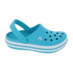 Crocs Kids Crocband Clogs 204537 – Digital Aqua – Girls Sandals - Crep Direct UK