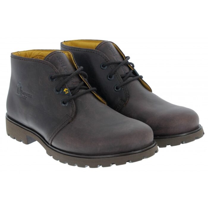 Panama Jack Bota Panama Boots – Brown Leather – Mens Boots - Crep Direct UK