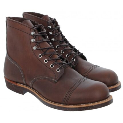 Red Wing 08111 Iron Ranger Boots – Brown Leather – Mens Boots - Crep Direct UK