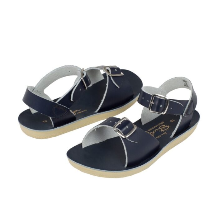 Salt-Water Surfer Childrens Sandals – Navy – Boys Sandals - Crep Direct UK