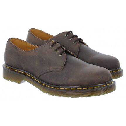 Dr. Martens 1461 Shoes – Dark Brown Crazy Horse – Mens Shoes - Crep Direct UK