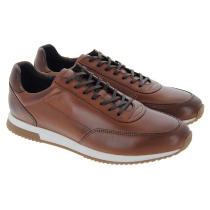 Loake Bannister Trainers – Cedar Leather – Mens Shoes - Crep Direct UK Loake Bannister Trainers – Cedar Leather – Mens Shoes - Crep Direct UK
