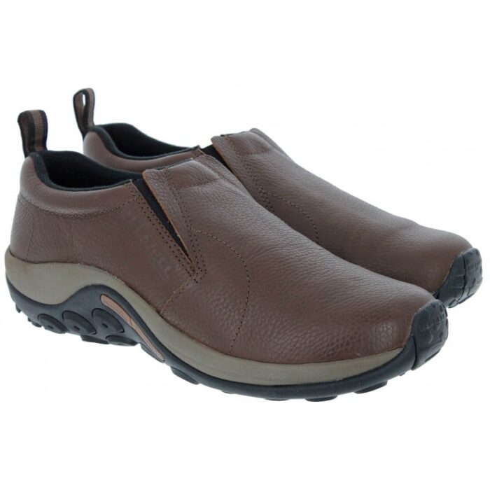 Merrell Jungle Moc Casual Shoes – Black Slate Leather – Mens Shoes - Crep Direct UK