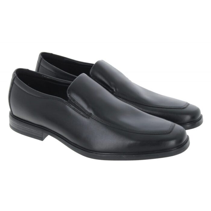 Clarks Howard Edge Shoes – Black Leather – Mens Shoes - Crep Direct UK