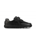 Clarks Rex Stride Toddler School Shoes – Black Leather – Boys School Shoes - Crep Direct UK