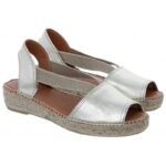 Toni Pons Etna Espadrille Sandals – Platinum Leather – Womens Espadrilles - Crep Direct UK Toni Pons Etna Espadrille Sandals – Platinum Leather – Womens Espadrilles - Crep Direct UK