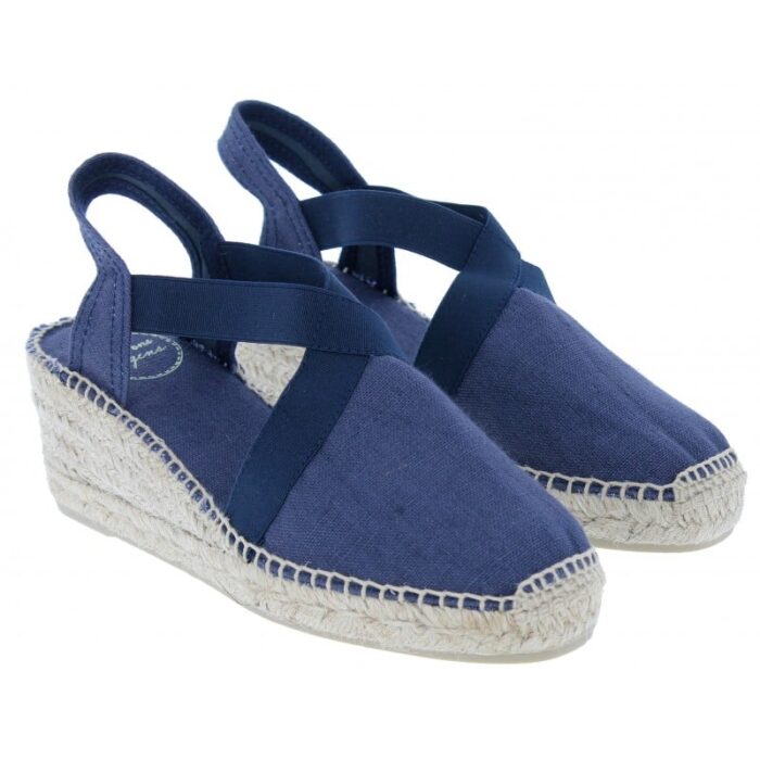 Toni Pons Ter Wedge Espadrilles – Mari Cotton – Womens Sandals, Sliders & Toe Posts - Crep Direct UK