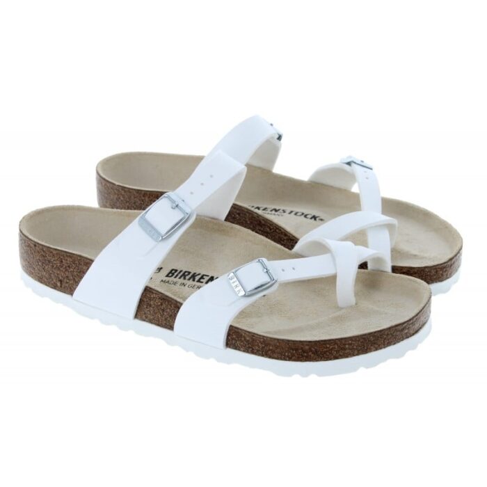 Birkenstock Mayari 0071051 Thong Sandals – White Birko-Flor – Womens Sandals, Sliders & Toe Posts - Crep Direct UK