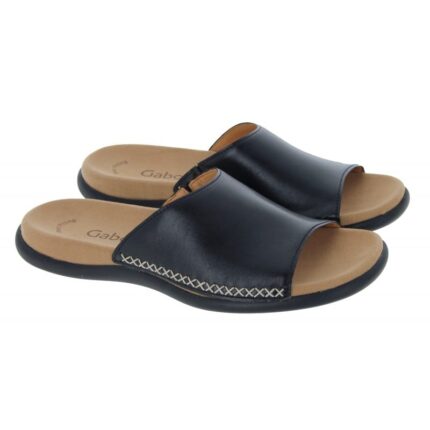 Gabor Eagle 03.705 Sandals – Black Leather – Womens Sandals, Sliders & Toe Posts - Crep Direct UK Gabor Eagle 03.705 Sandals – Black Leather – Womens Sandals, Sliders & Toe Posts - Crep Direct UK