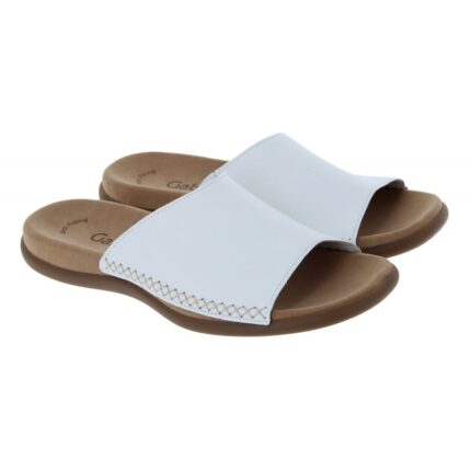 Gabor Eagle 03.705 Sandals – White Leather – Womens Sandals, Sliders & Toe Posts - Crep Direct UK Gabor Eagle 03.705 Sandals – White Leather – Womens Sandals, Sliders & Toe Posts - Crep Direct UK