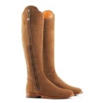 Fairfax and Favor Fairfax & Favor Regular Fit Flat Regina Boots – Tan Suede – Womens Boots - Crep Direct UK