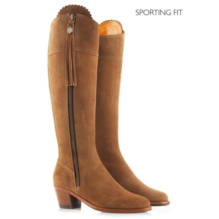Fairfax and Favor Fairfax & Favor Sporting Fit Regina Heeled Boots – Tan Suede – Womens Boots - Crep Direct UK Fairfax and Favor Fairfax & Favor Sporting Fit Regina Heeled Boots – Tan Suede – Womens Boots - Crep Direct UK