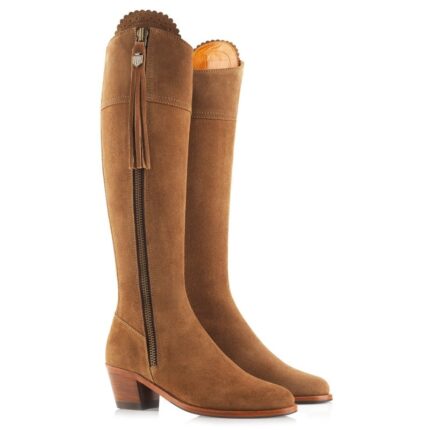 Fairfax and Favor Fairfax & Favor Standard Fit Heeled Regina Boots – Tan Suede – Womens Boots - Crep Direct UK Fairfax and Favor Fairfax & Favor Standard Fit Heeled Regina Boots – Tan Suede – Womens Boots - Crep Direct UK