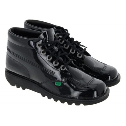 Kickers Kick Hi Core Womens – Black Patent – Womens Boots - Crep Direct UK Kickers Kick Hi Core Womens – Black Patent – Womens Boots - Crep Direct UK