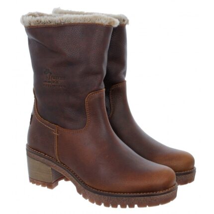 Panama Jack Piola Boots – Bark Leather – Womens Boots - Crep Direct UK
