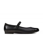 Clarks Scala Gem Youth School Shoes – Black Leather – Girls School Shoes - Crep Direct UK Clarks Scala Gem Youth School Shoes – Black Leather – Girls School Shoes - Crep Direct UK