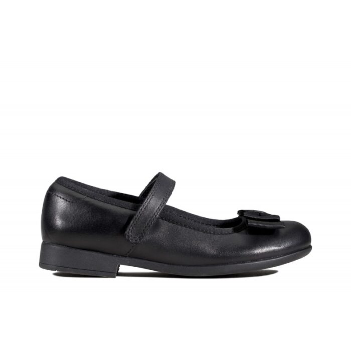 Clarks Scala Tap Kid School Shoes – Black Leather – Girls School Shoes - Crep Direct UK