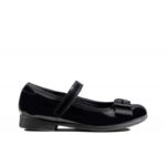 Clarks Scala Tap Kid School Shoes – Black Patent – Girls School Shoes - Crep Direct UK