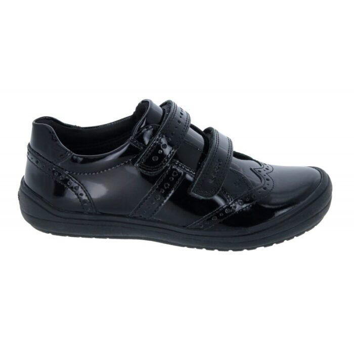 Geox Hadriel Girl J947VG School Shoes – Black Patent – Girls School Shoes - Crep Direct UK