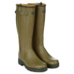 Le Chameau Chasseur Leather Lined Mens Wellingtons 1178 – Vert Vierzon – Mens Trekking and Outdoor - Crep Direct UK