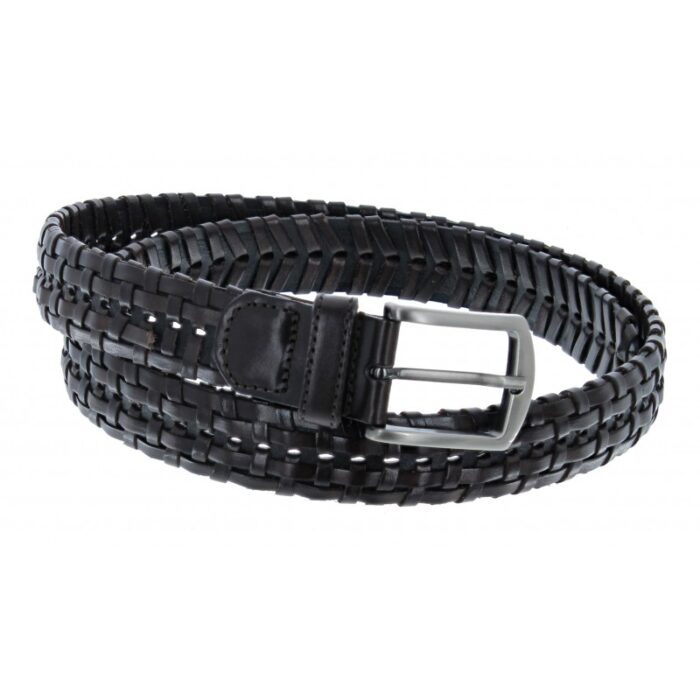The Golden Boot Golden Boot 08217 Belt – Black Leather – Mens Wedding Shoes - Crep Direct UK