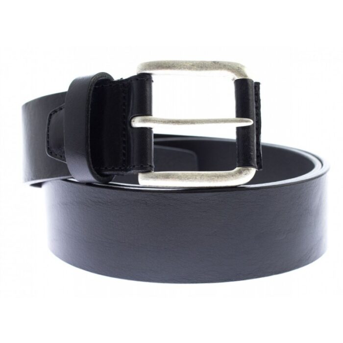 The Golden Boot Golden Boot 10047 Belt – Black Leather – Mens Belts - Crep Direct UK